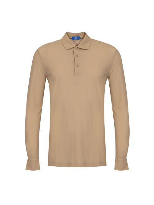 Polo Positano in maglia di cotone Beige KIRED | WPOSI W8321003